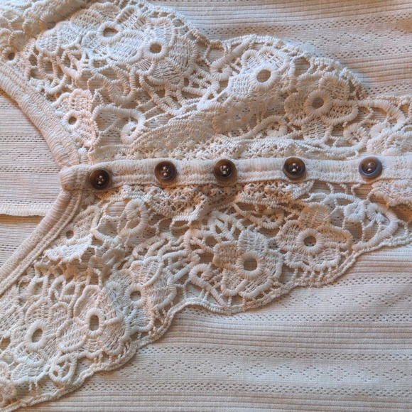 sweet crochet pointelle top - Picture 3 of 3